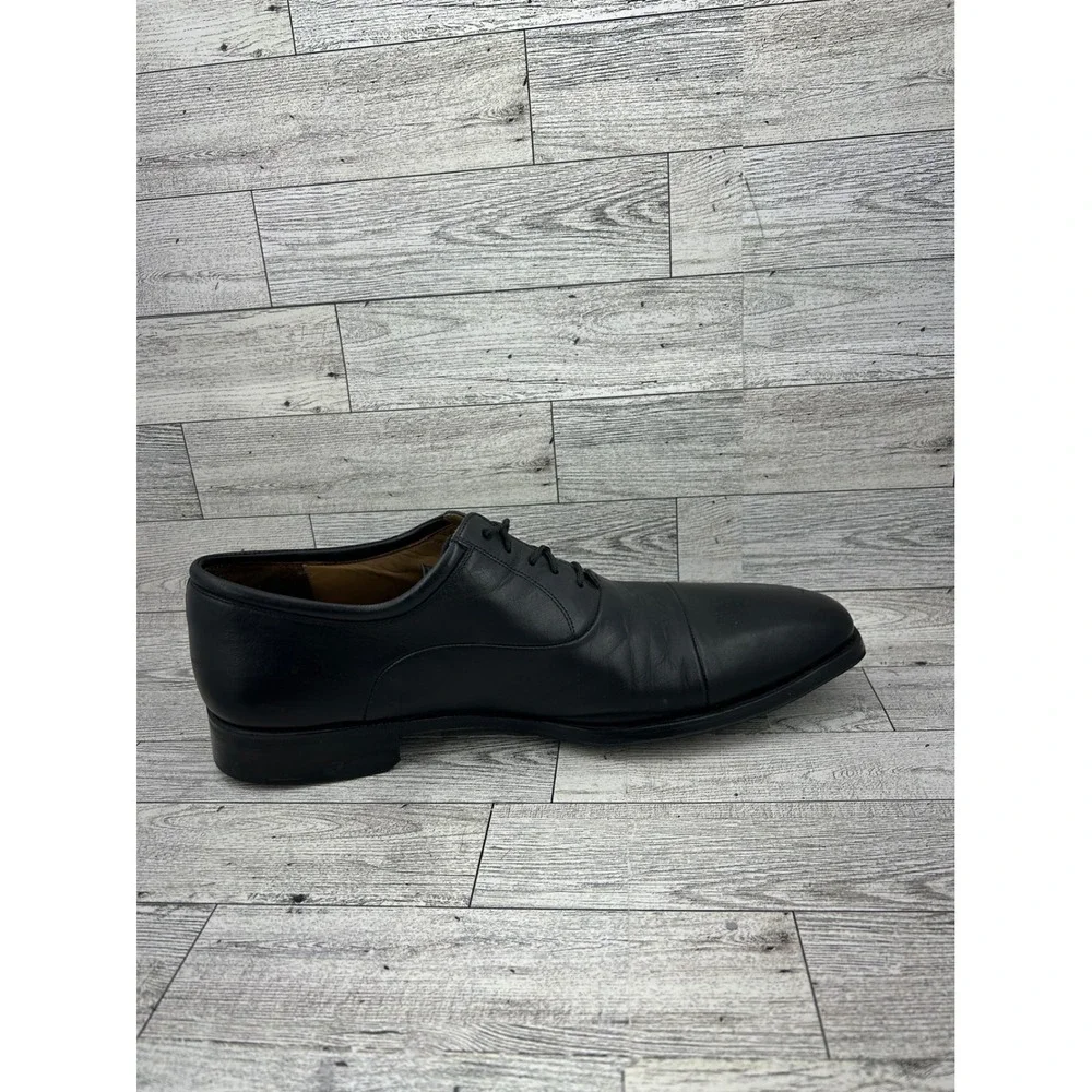 Magnanni Cap Toe Oxford Shoes‎ Black Leather Men Dress Formal Business Size 12